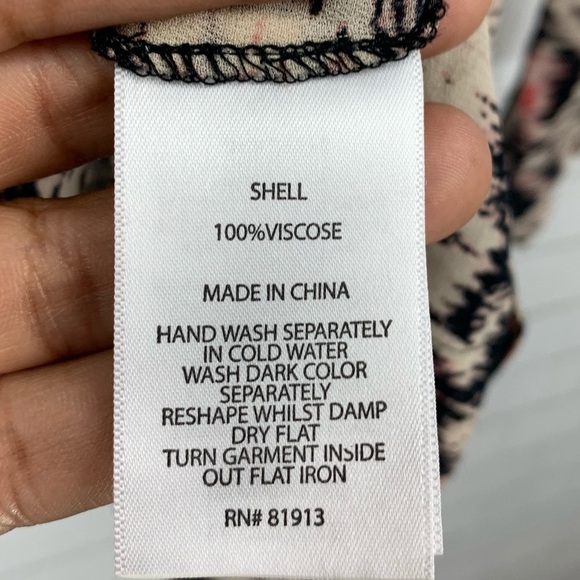 Plenty By Tracy Reese Ikat Pintuck Tunic Sz XS - Picture 6 of 6